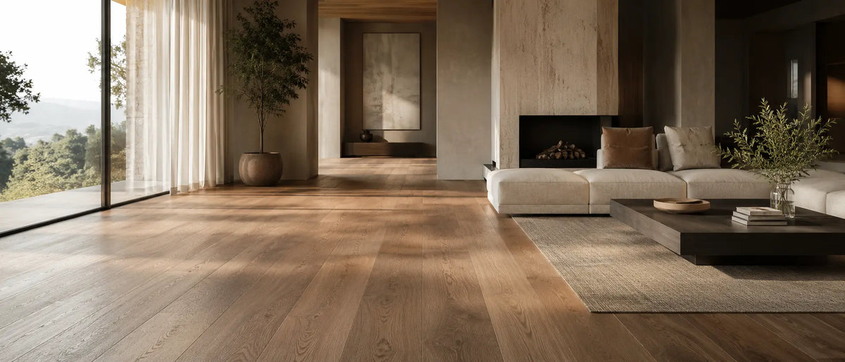 Wide-plank waterproof SPC flooring