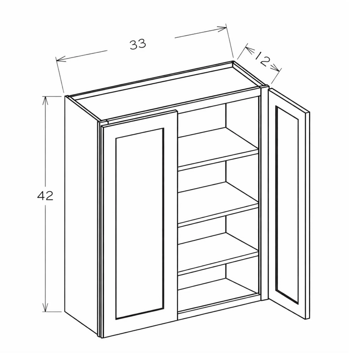 W3342 Franklin Antique White Assembled - Photo 1