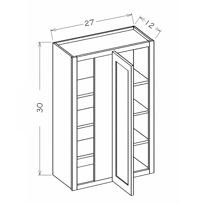 WBC2730 Willow Antique White Shaker Assembled - Photo 1