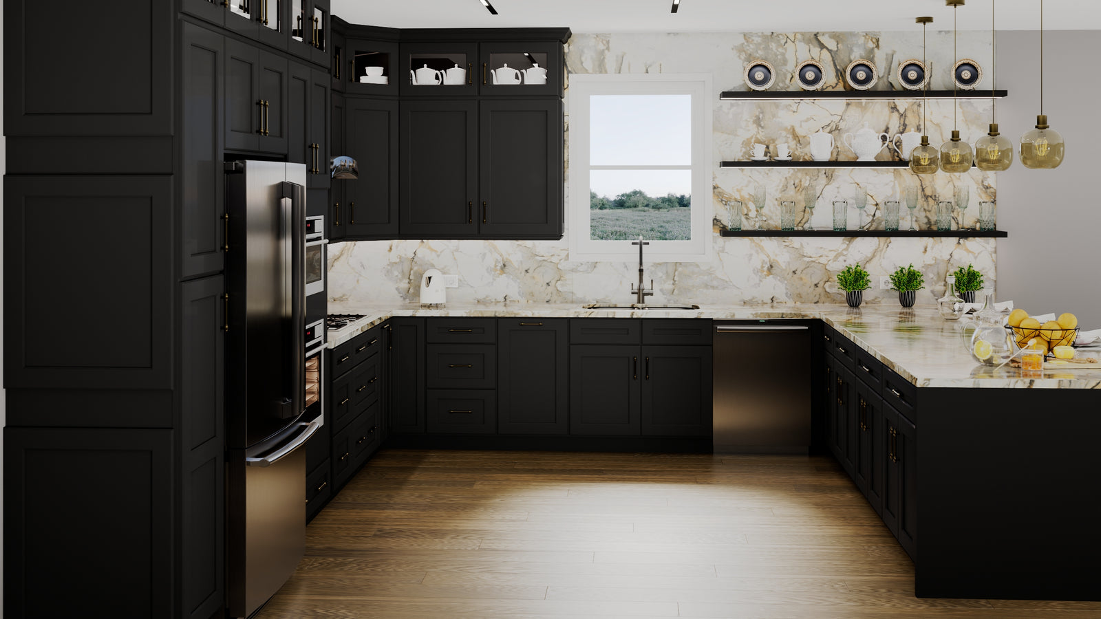 Willow Black Shaker