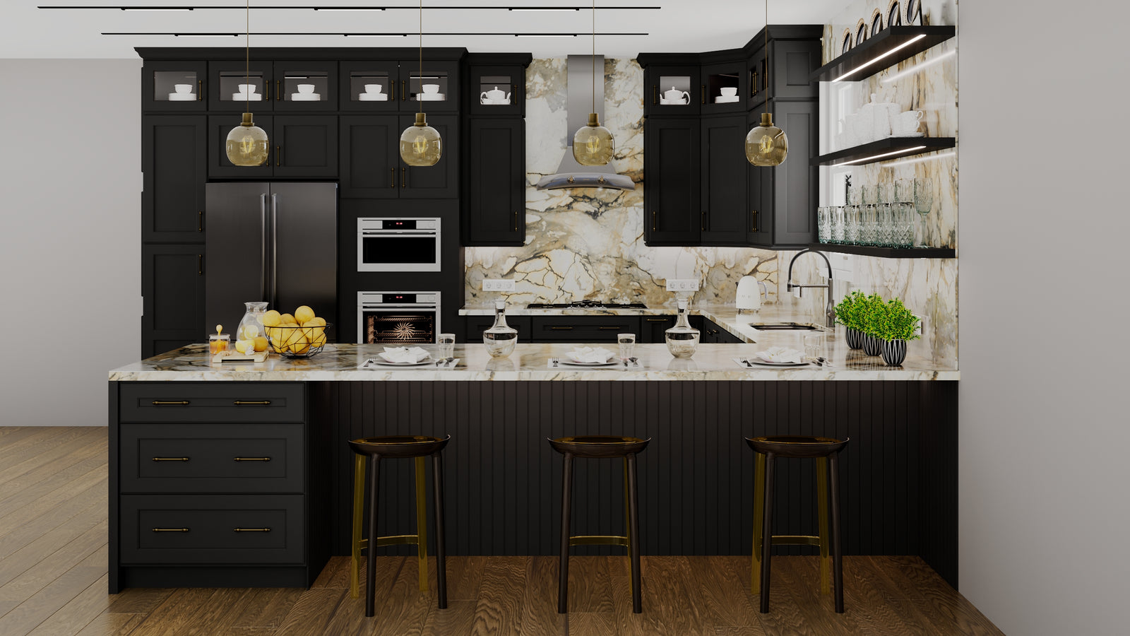 Willow Black Shaker