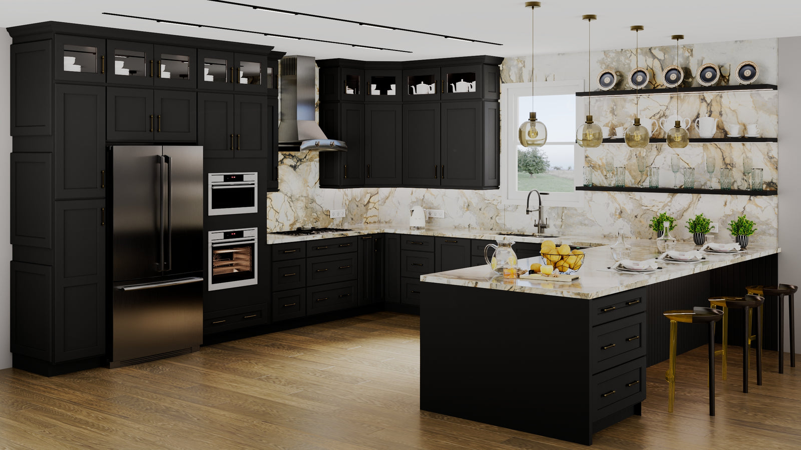 Willow Black Shaker