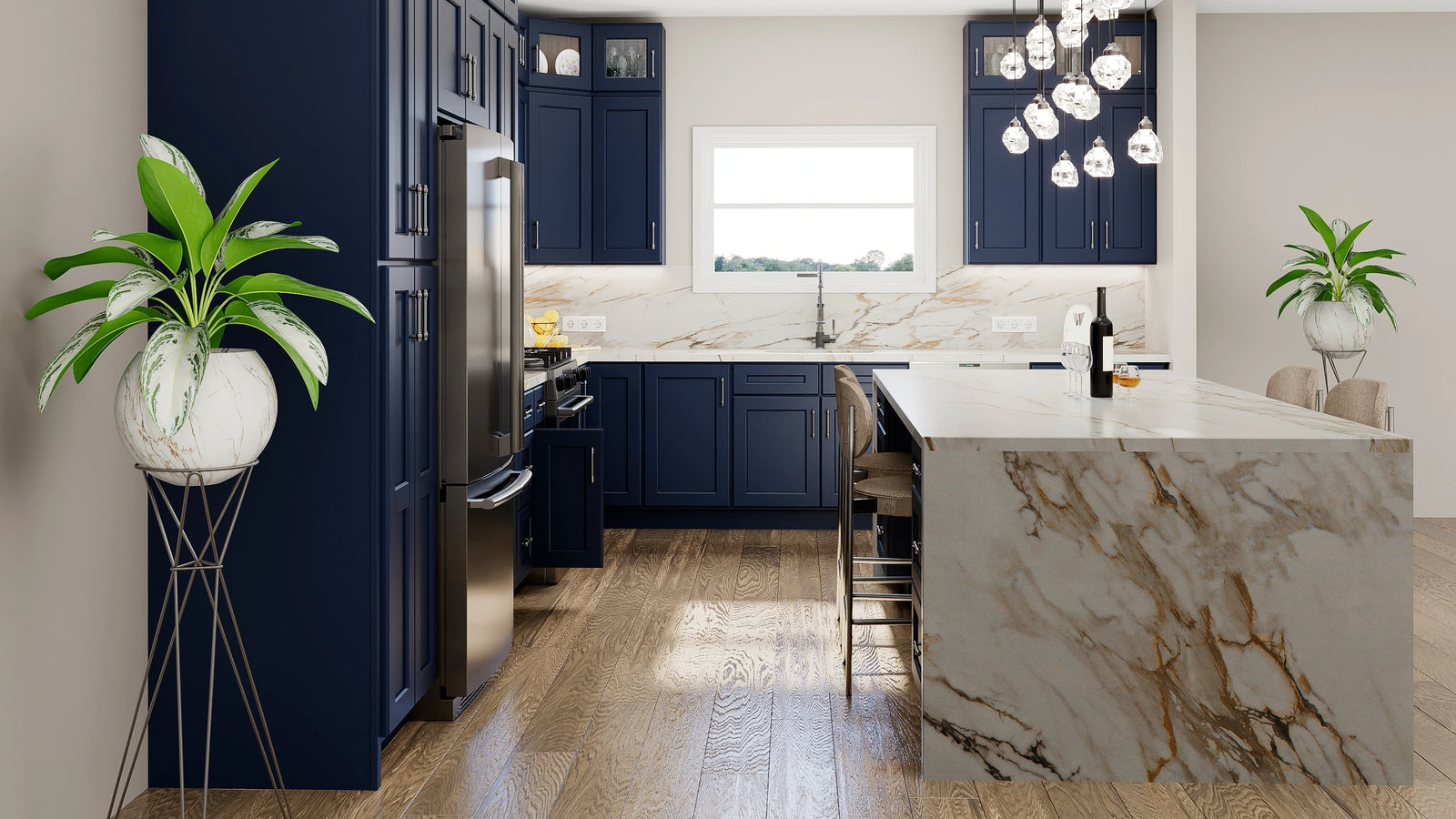Willow Navy Shaker