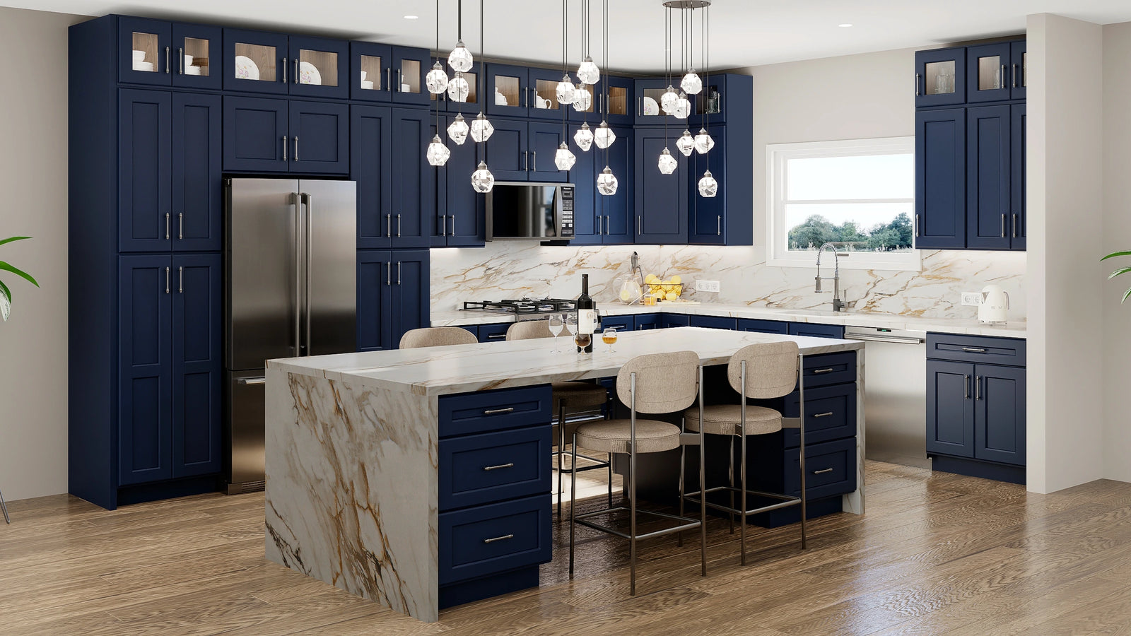 Willow Navy Shaker